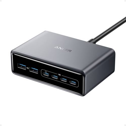 Anker Prime DeskCharger 200W 4C2A Ladeadapter 200W Fast Charge Schwarz Innenbereich