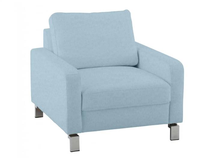 Sessel Interims Basic Candy / Farbe: Aqua / Material: Stoff Basic