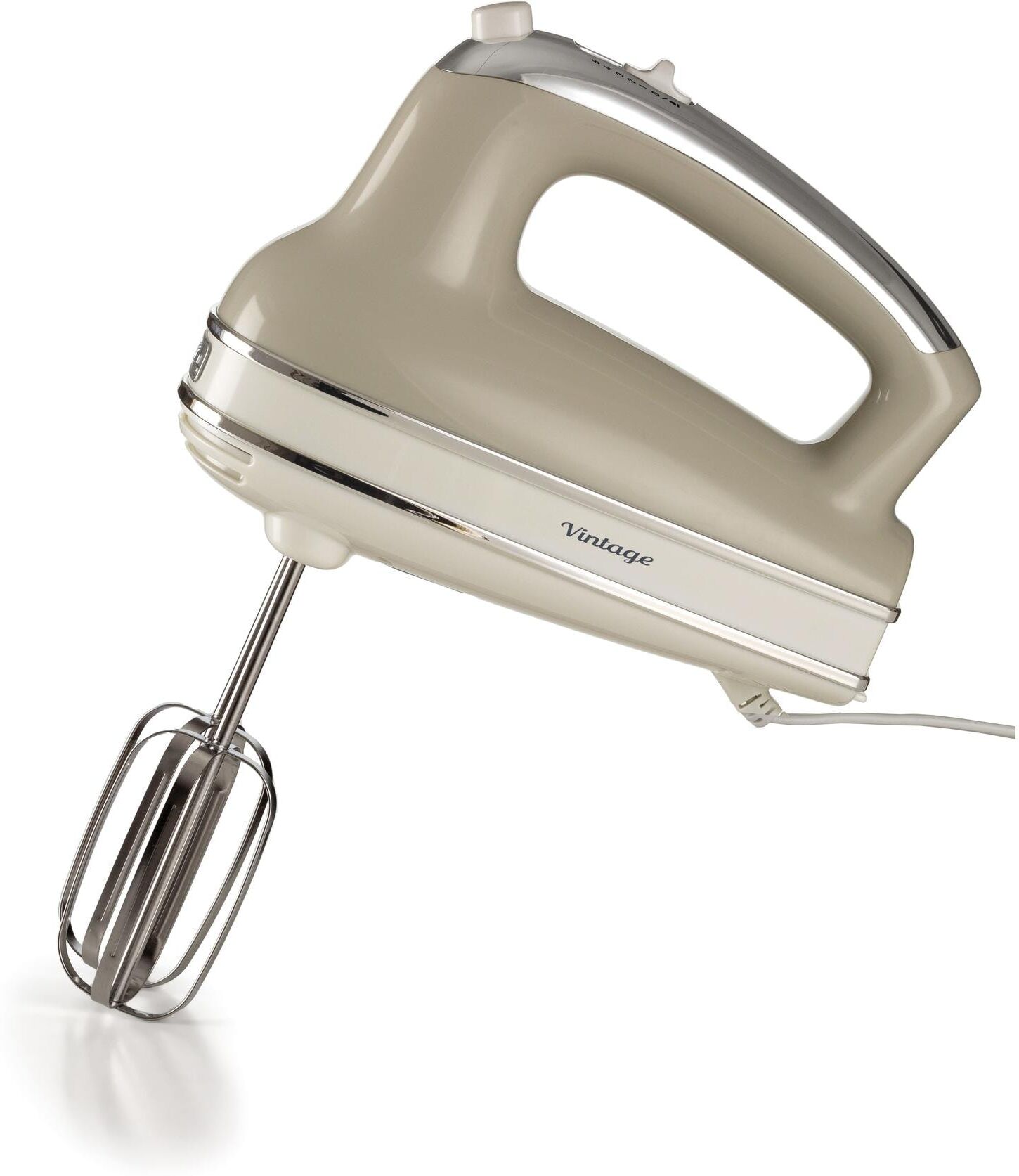 Ariete Handmixer "Vintage ARI-1548", beige (natur), B:9,5cm H:17cm T:21,5cm, Mixer, Handmixer natur Einheitsgröße