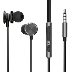 Joyroom JR-EW03 – In-Ear-Headphones kabelgebunden, Kompatibel mit Smartphones, Robuste Metallkonstruktion