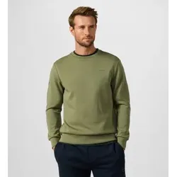Hackett London für Herren. HM5800132 Sweatshirt mit Rundhalsausschnitt und grünem Logo (XXL), Lässig, Baumwolle