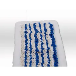 Axis Line Wischmop Slider Mop mit Microfaserrand ohne Fransen 40cm blau bestens geeignet bei niedrigen Fußleisten