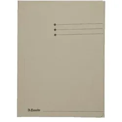 Esselte, Mappe, Flügelmappe 1033307 Folio Karton 240 mm x 318 mm Grau (A4)