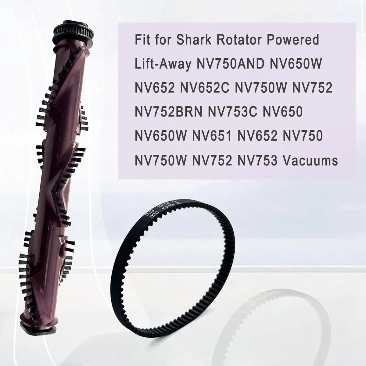 INF Ersatzset Hauptbürste und Riemen kompatibel mit Shark Lift-Away NV752 NV750 NV650 NV652 – Hauptbürste, Riemen &