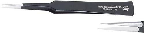 Wiha 32347 Präzisionspinzette GG Spitz (Amerikanische Form) 130 mm