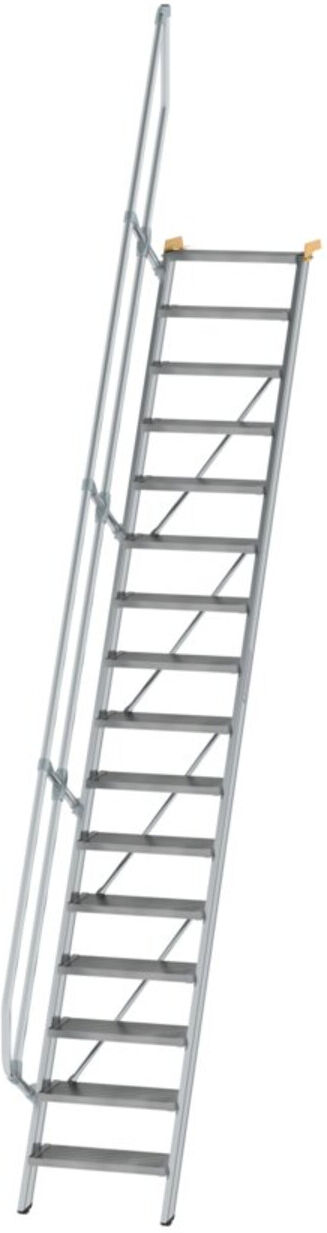 MUNK Aluminium-Treppe Stufen 60° 16 Stufen (600216)