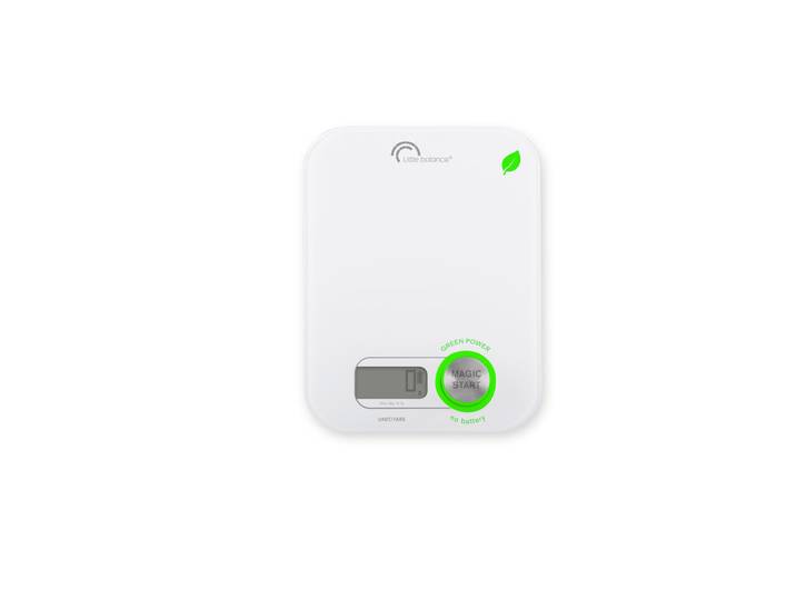 Little Balance Pèse-lettres Green Power sans piles - 5 kg - Blanc