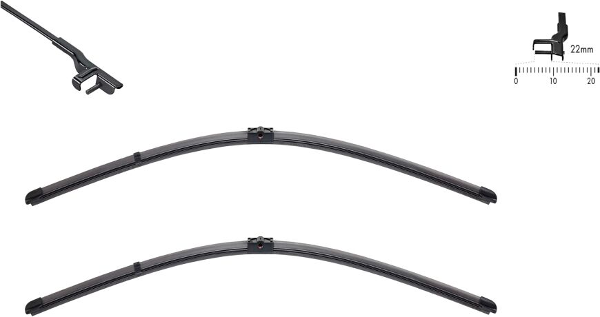 Swf Wischblatt Original Visioflex Set 119282 Vorne Für Bmw