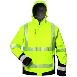 Elysee,  Warnschutz-Softshelljacke Melvin Grösse XXL gelb/schwarz (XXL)