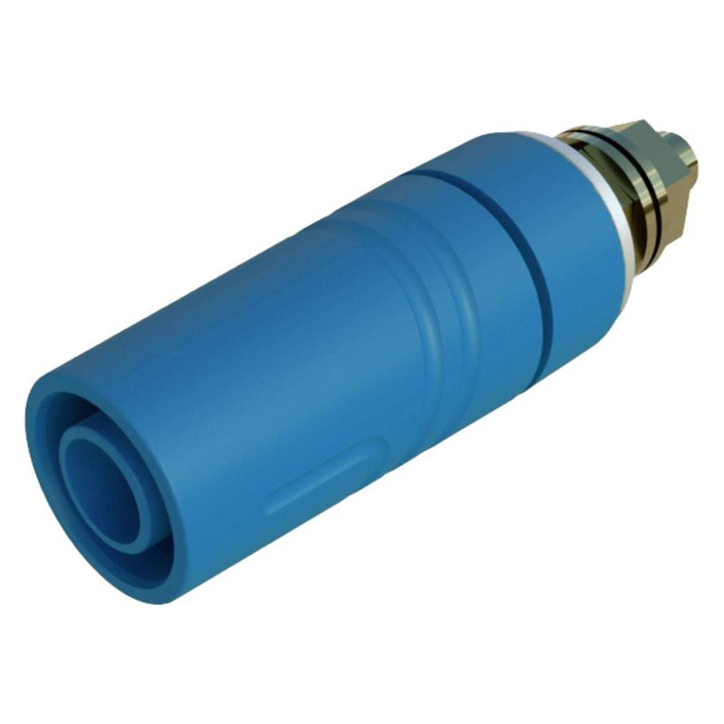 SKS SAB 2600 G M4 Au Sicherheits-Laborbuchse Buchse, Einbau vertikal Stift-Ø: 4 mm Blau 1 St. (972357702)