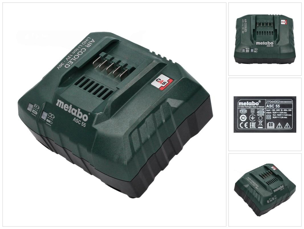 Metabo ASC 55 Air Cooled oplader 12-36V (627044000)