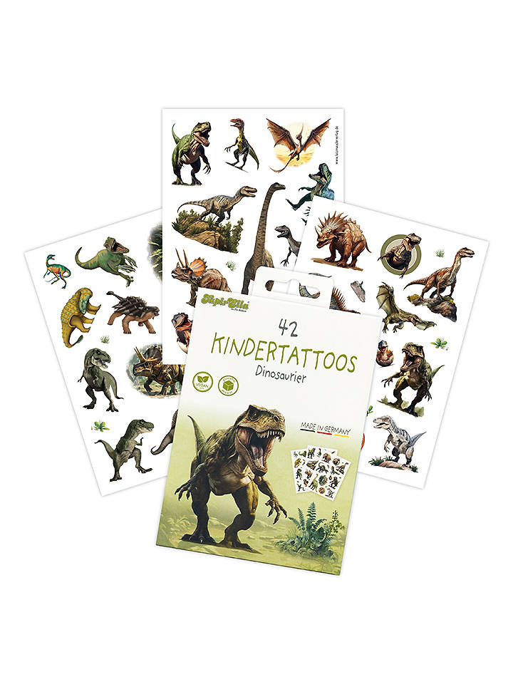 Lutz Mauder Tattoo-Set "Dinosaurier" - ab 3 Jahren - onesize