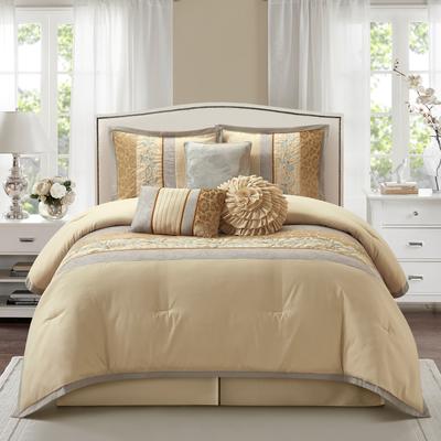 Nanshing Stella Sand 7 Piece Bedding Comforter Set