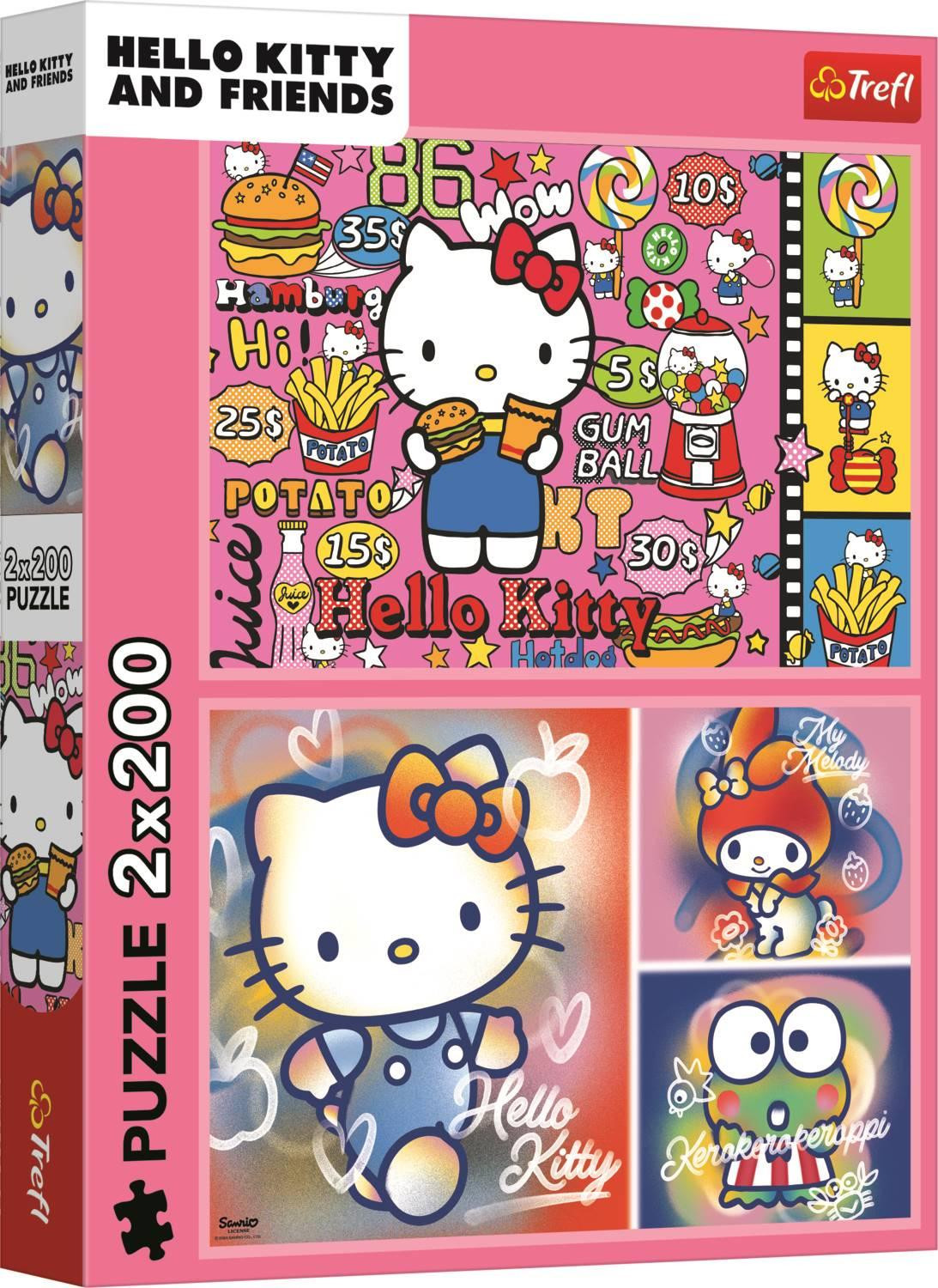 Trefl Puzzel Hello Kitty en vrienden 2x200 stukjes 13336