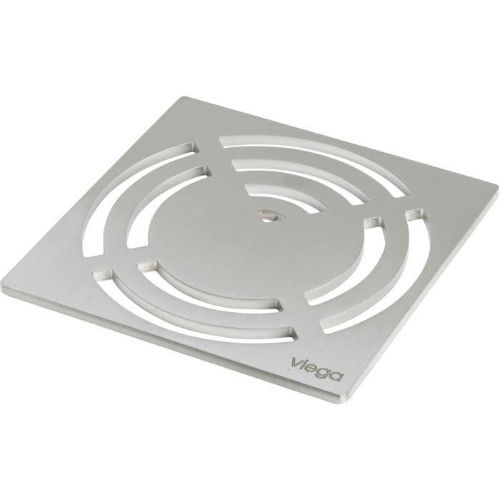 Viega Advantix Rost 492342 Visign RS3, 143 x 143 mm, Edelstahl massiv