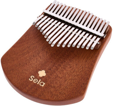 Sela Kalimba 17 Solid Sapelli Naturel mat