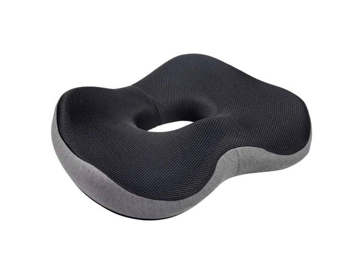 Mid.you Sitzkissen, Grau, Schwarz, Füllung: Schaumstoff, 45x9x36 cm, hochwertige Qualität, formstabil, Heimtextilien, Wohntextilien, Sitzkissen