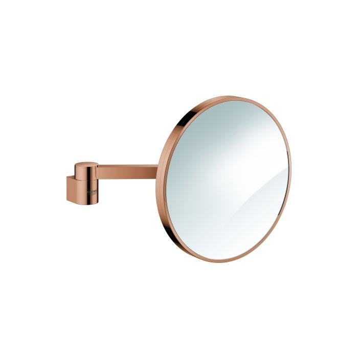 Grohe Selection Kosmetikspiegel 41077DA0 7-fache Vergrößerung, Wandmontage, ohne Beleuchtung, warm sunset