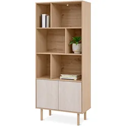 Tchibo - Bücherregal in Travertinoptik - 80,4x40x188,3cm - braun -