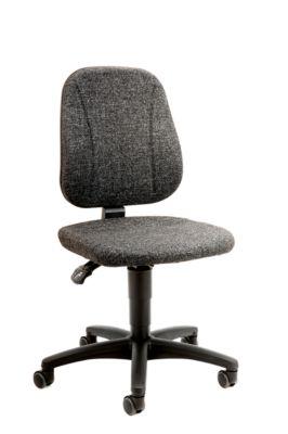 Arbeitsdrehstuhl 9653, Stoffpolster, Rollen, anthrazit
