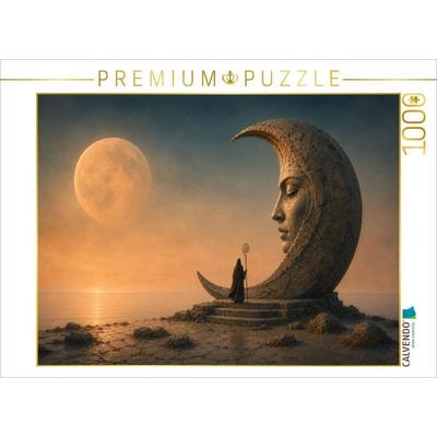 CALVENDO Puzzle Der Wächter des Mondes | 1000 Teile Lege-Größe 64 × 48 cm Foto-Puzzle für glückliche Stunden