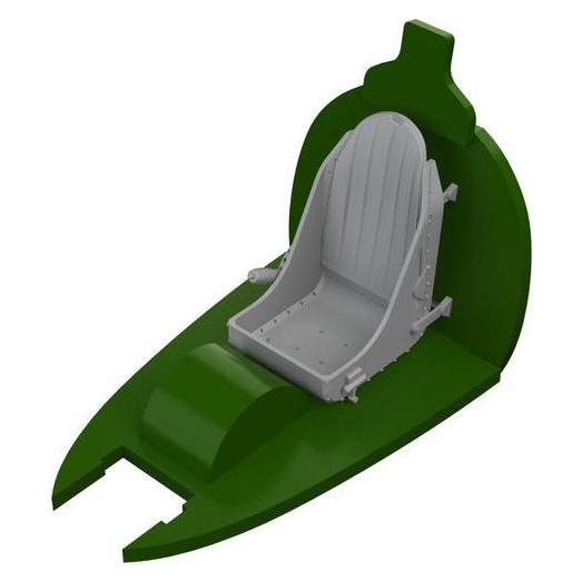 Eduard Vampire F.3 seat PRINT 1/48 (648753)