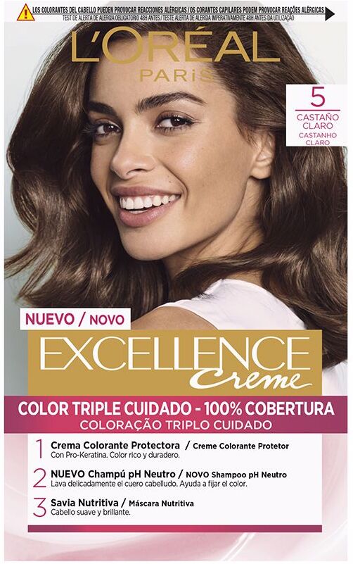 L'Oréal París Excellence Creme tinte #5-castaño claro