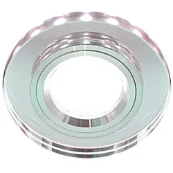 Einbauspot Punkt GU10 RIANA LED C CHROME 6500K 90x90x28 IDEUS 02918