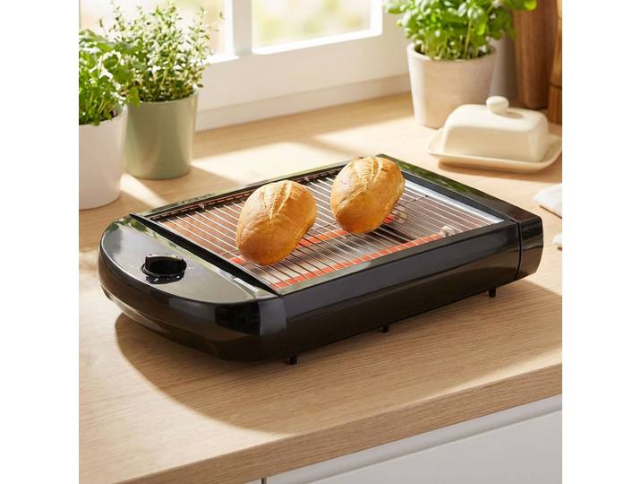 Flachtoaster, 6 Röststufen, 2 Heizelemente, 600 Watt