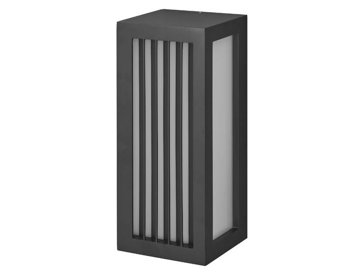 OSRAM 4099854447549 Wandleuchten mit dunkelgrauem Gehäuse aus Aluminiumdruckguss, Schutzart IP65, mattiertem Diffusor und E27-Fassung not relevant not relevant