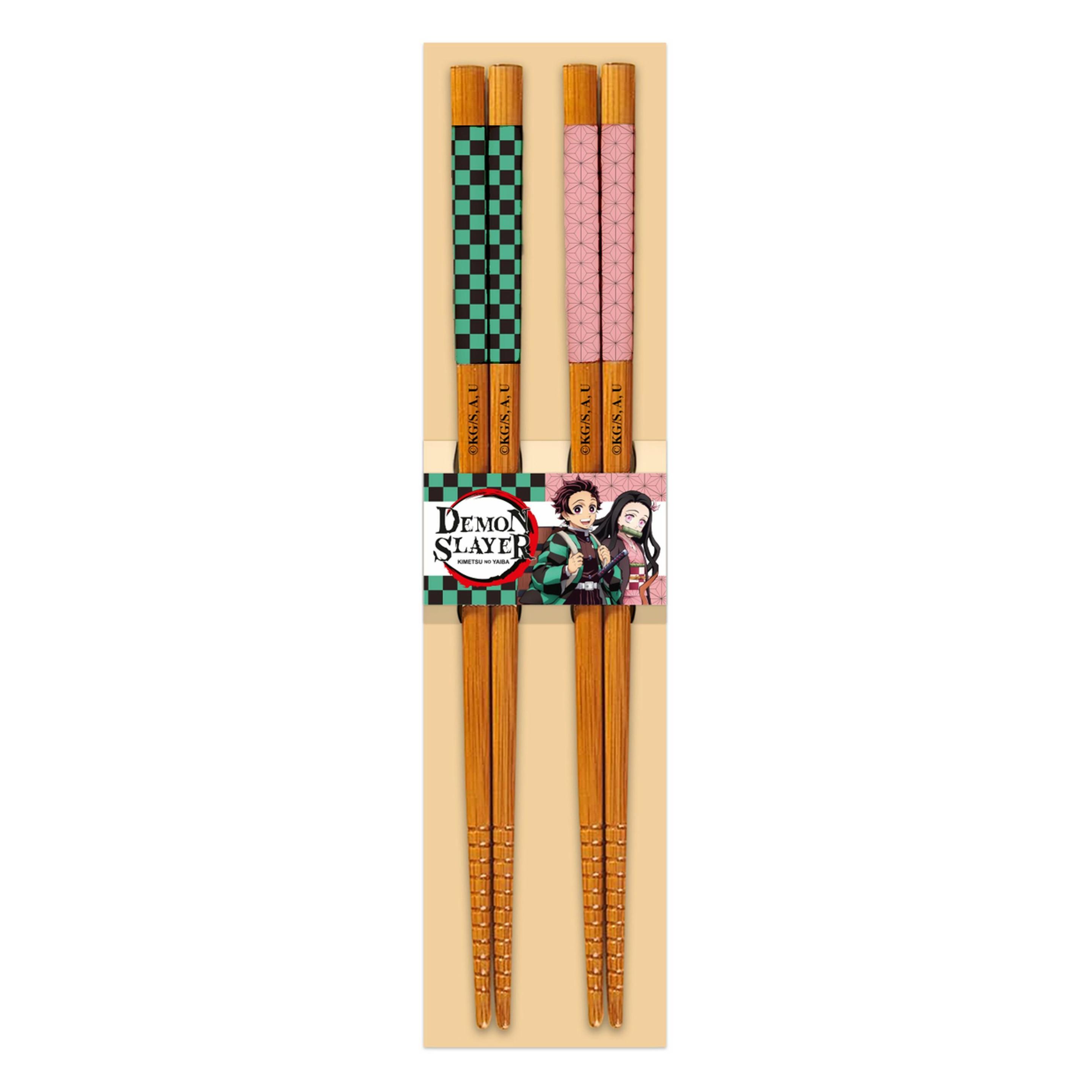 Sakami Demon Slayer: Kimetsu no Yaiba Essstäbchen 2er-Pack Tanjiro & Nezuko (SAKA70254)