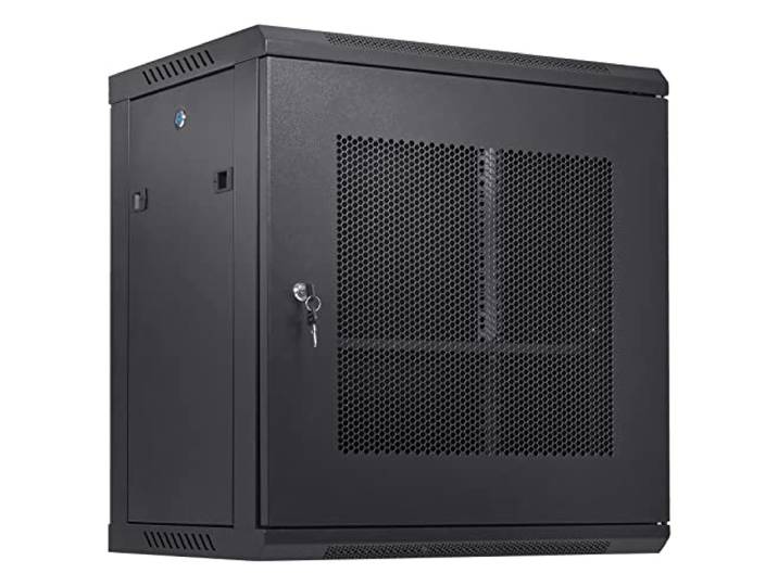 VEVOR Armoire de Serveur réseau 12U boîtier de Serveur Montage Mural Profondeur 376 mm Charge 90 kg avec Panneaux latéraux de Porte verrouillables pour équipement Informatique\, appareils audiovisuels