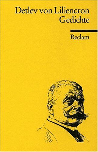Liliencron, Detlev Von - Gedichte. - Preis vom 10.10.2026 11:48:34 h