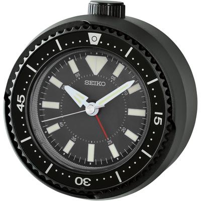 Quarzwecker SEIKO, schwarz, Wecker, Wecker, Leuchtzeiger, Schlummerfunktion, Schlafzimmer, Geschenkidee