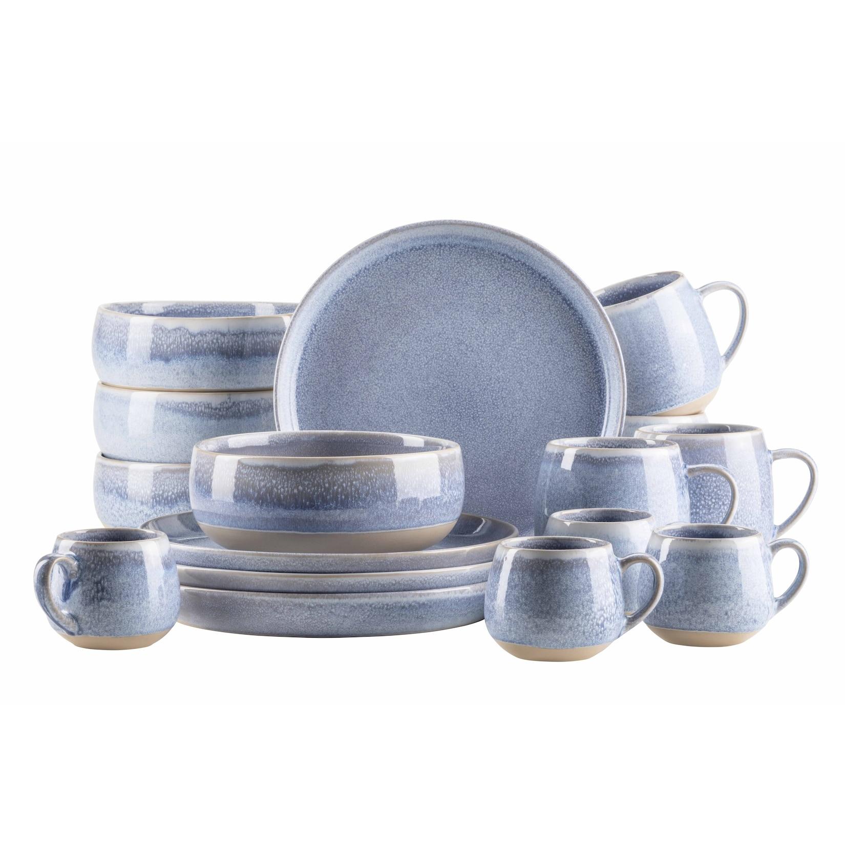 Mäser Frühstück Set, Steinzeug Aquata
