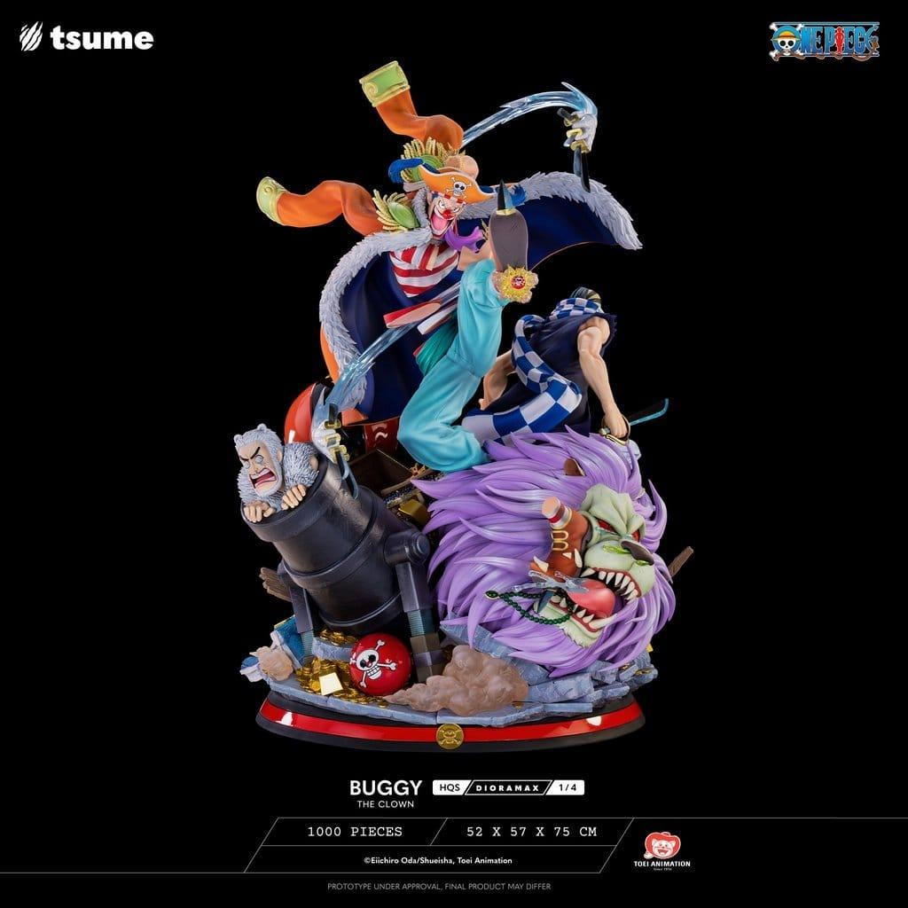 Tsume One Piece HQS Dioramax Figuur 1/4: Buggy de Clown
