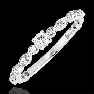 Edenly Verlobungsring Kleine Pampillen - 750er WeiÃŸgold und Diamanten