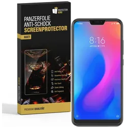 2x Panzerfolie für Xiaomi Redmi Note 6 ANTI-SCHOCK Displayschutzfolie MATT