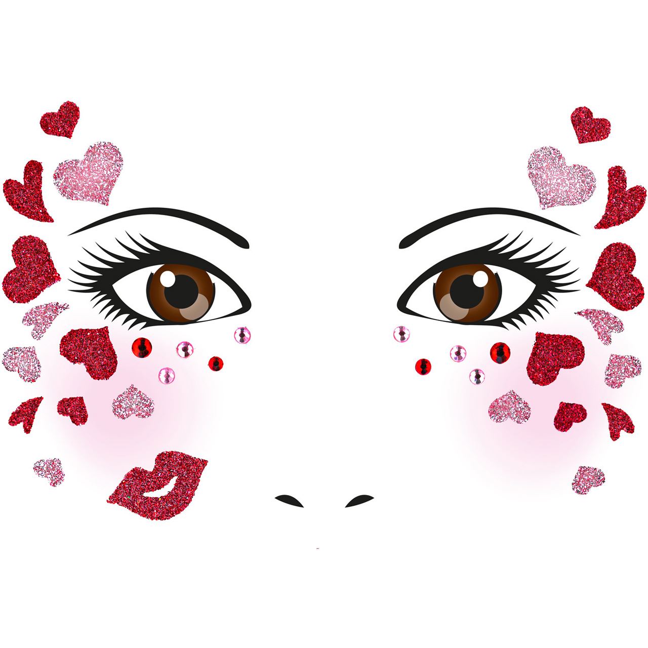 Herma Face Art Sticker Love