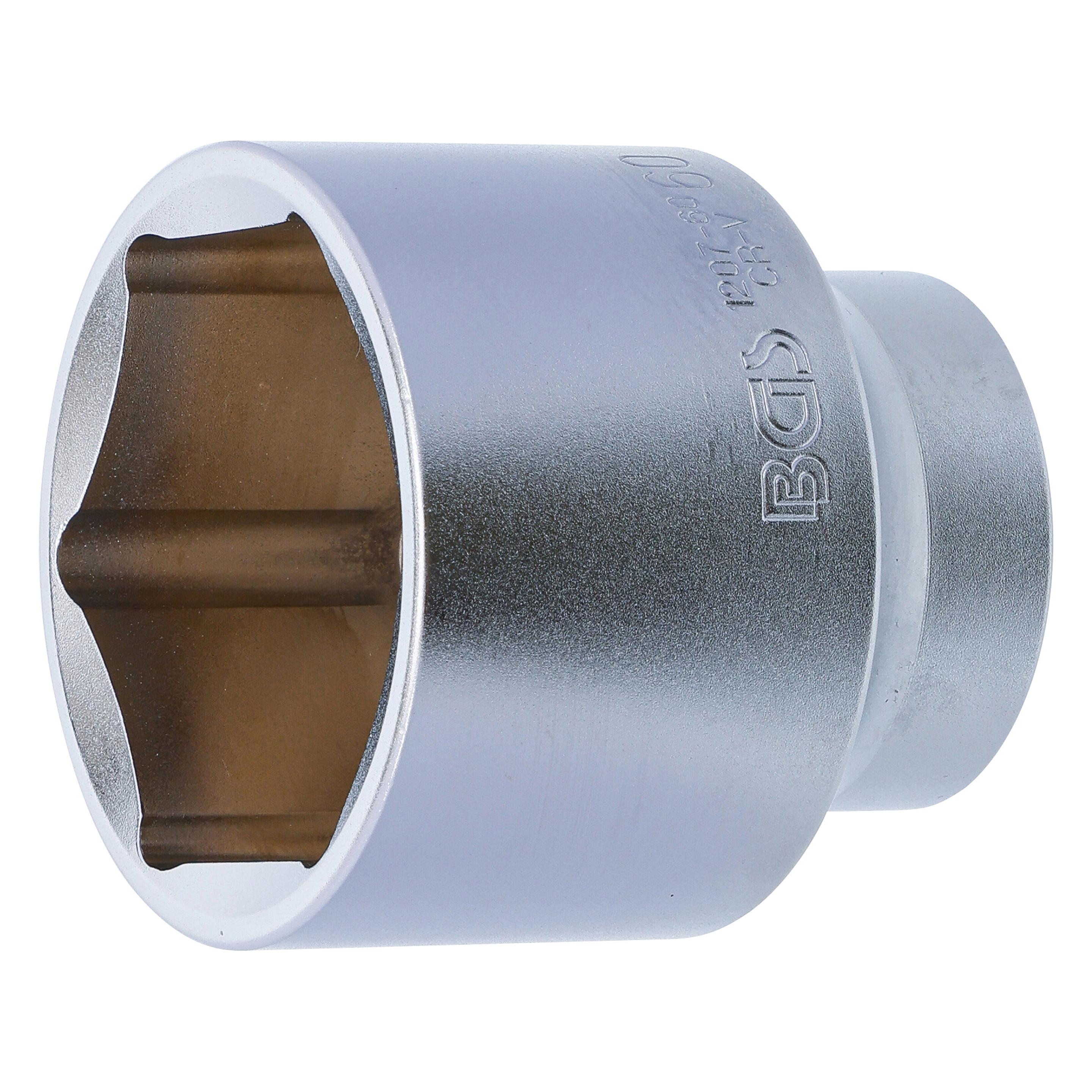 BGS Steckschlüssel-Einsatz Sechskant Antrieb Innenvierkant 20 mm (3/4") SW 60 mm (60 mm) (1207-60)