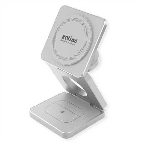 Roline 3-in-1 Induktions-Ladestation, faltbar, für Apple