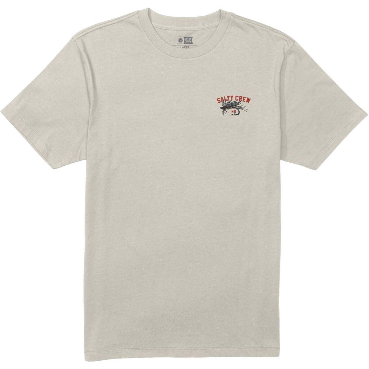 Salty Crew Fishing CO SS Tee moonbeam (MOONBEAM) S 25035140-MOONBEAM-S