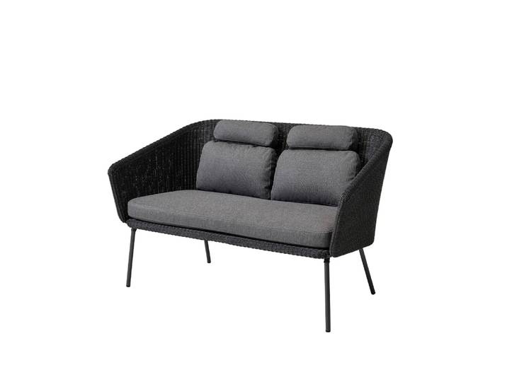 Cane-line Banc Mega Graphic, incl. coussins gris