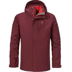 SCHÖFFEL Herren Doppeljacke 3in1 Jacket Auerspitz M, Größe 48 in Rot Rot