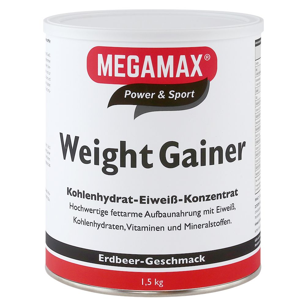 Weight Gainer Megamax Erdbeere Pulver 1500 g