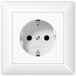 Jung SCHUKO-Steckdose o. Kralle AS 1520 N WW