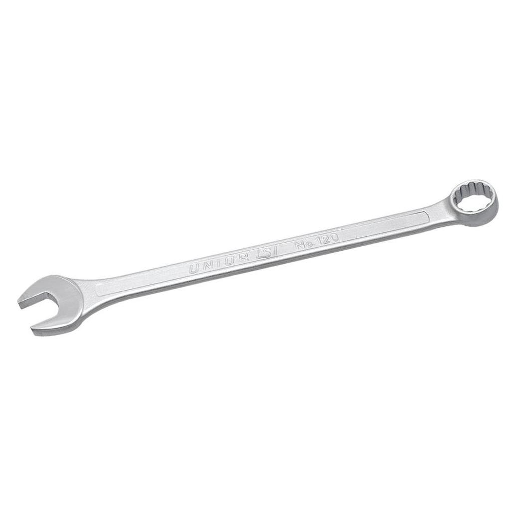 Unior 120/1 Ringgabelschlüssel, lange Ausführung, gekröpft, 7mm (7 mm) (5272130)