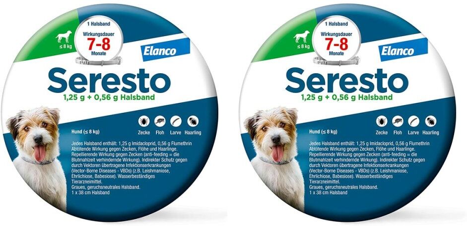 Seresto Halsband für kleine Hunde bis 8 kg