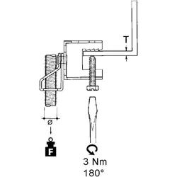 Niedax Stangenbefestigung FH107-AM10T