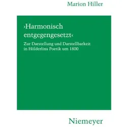 Harmonisch entgegengesetzt', Fachbücher von Marion Hiller